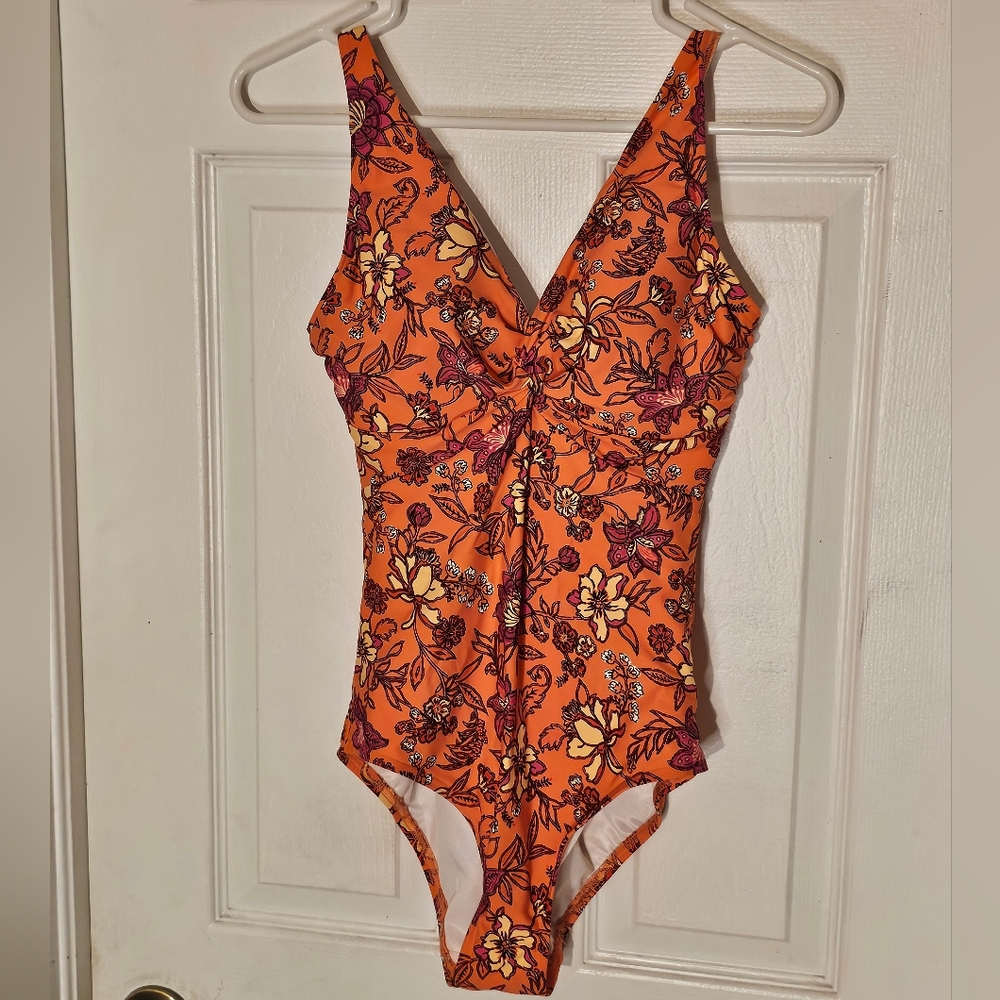 Floral Orange Bodysuit